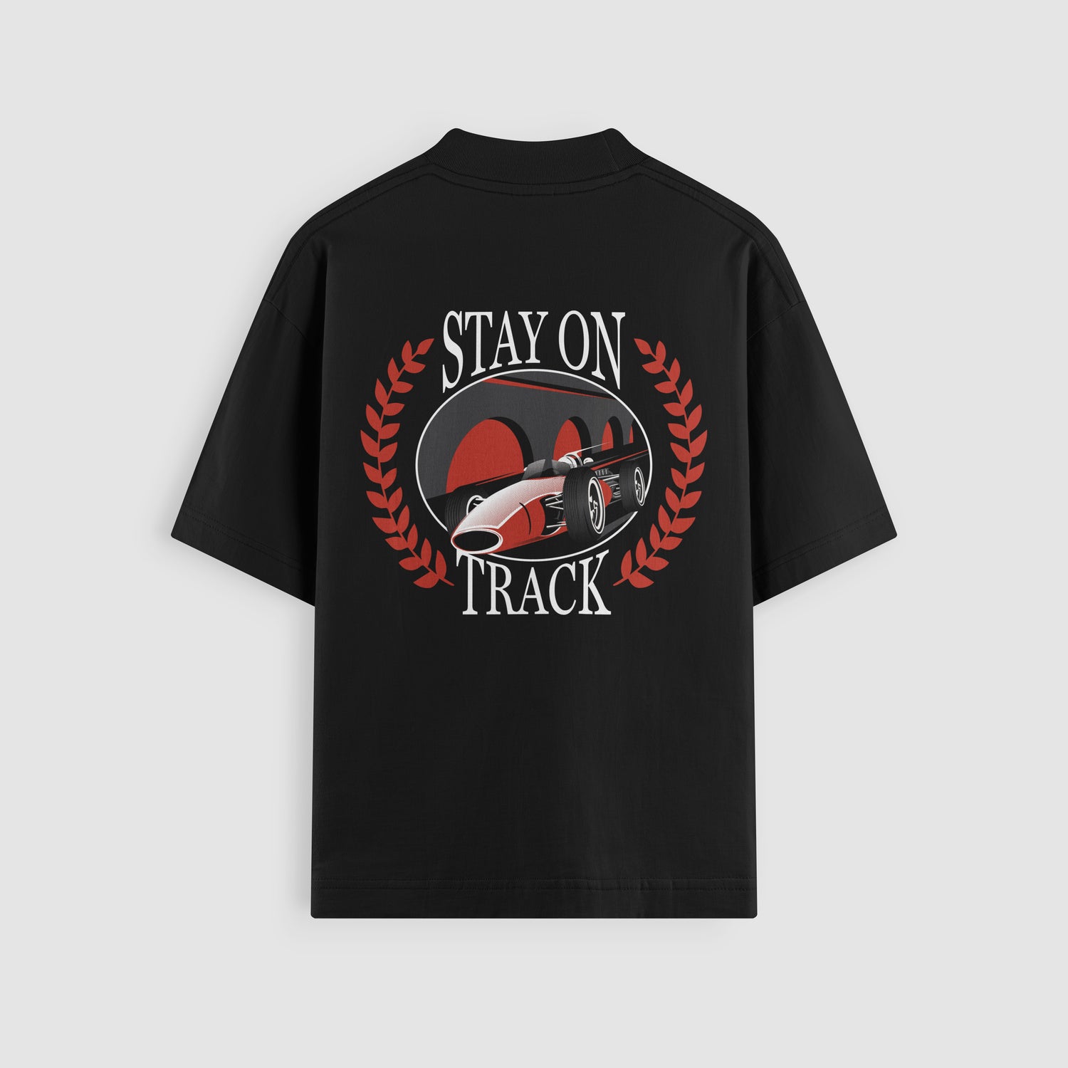 Stay On Track Oversized Tee