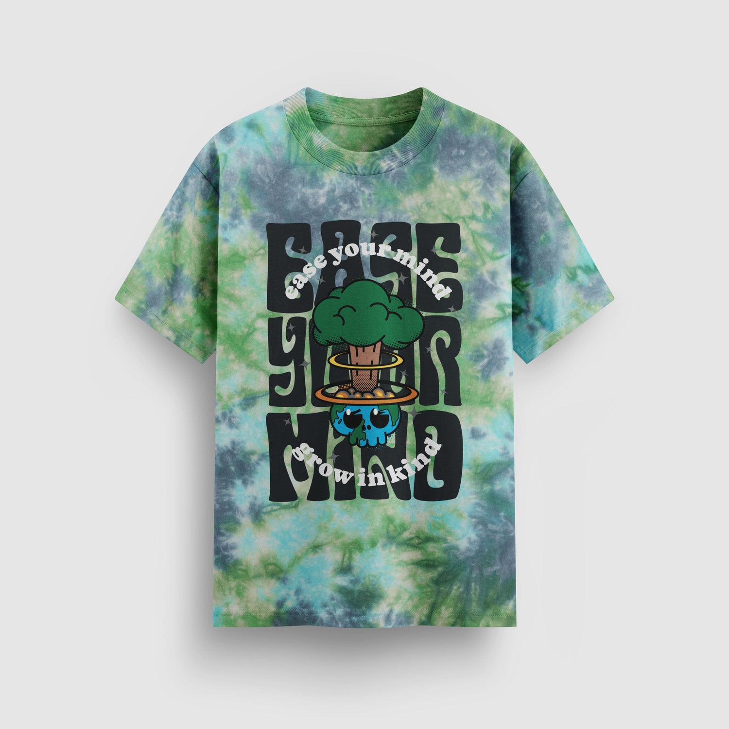 Ease Your Mind Tie-Dye Tee Mental Health Clothing