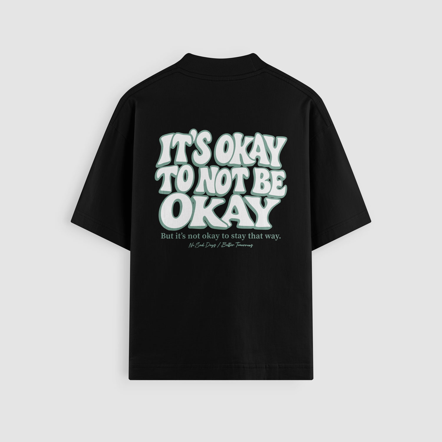 It's Okay Mint Oversized Tee