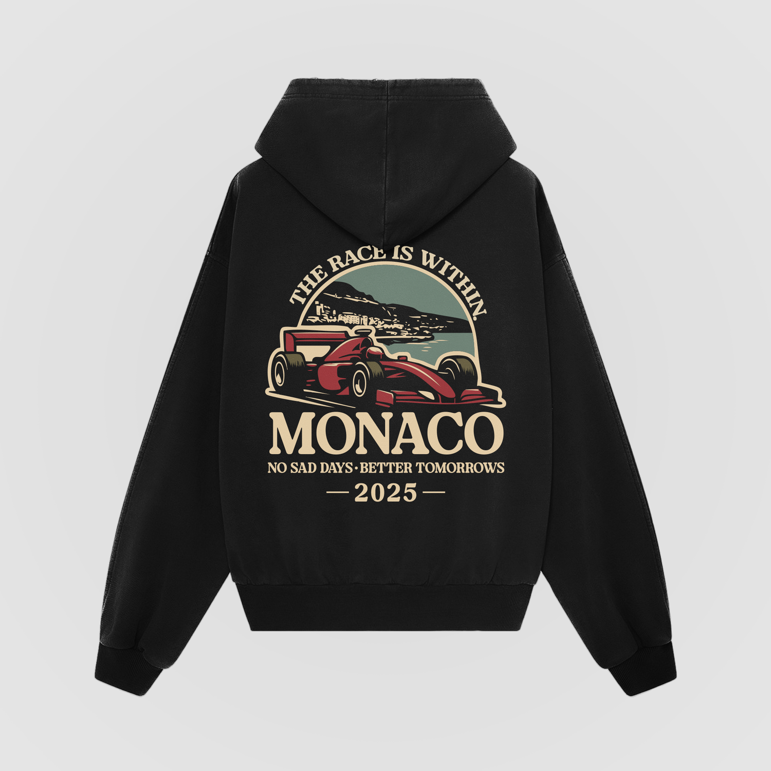 The Race Is Within Oversized Hoodie