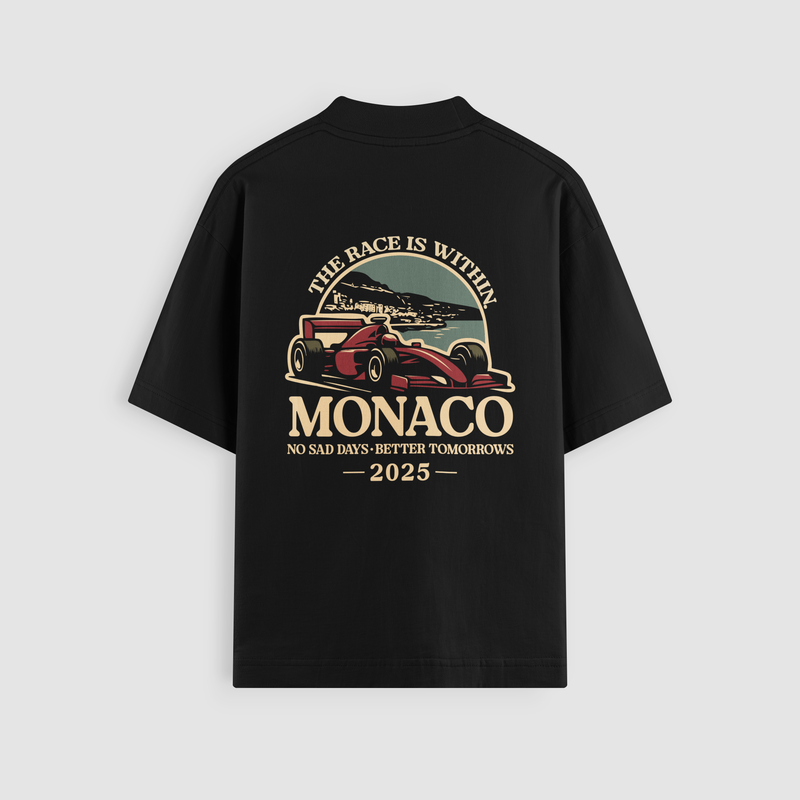 The Race Is Within Oversized Tee