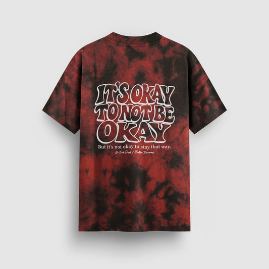 It's Okay Tie-Dye Tee Mental Health Clothing