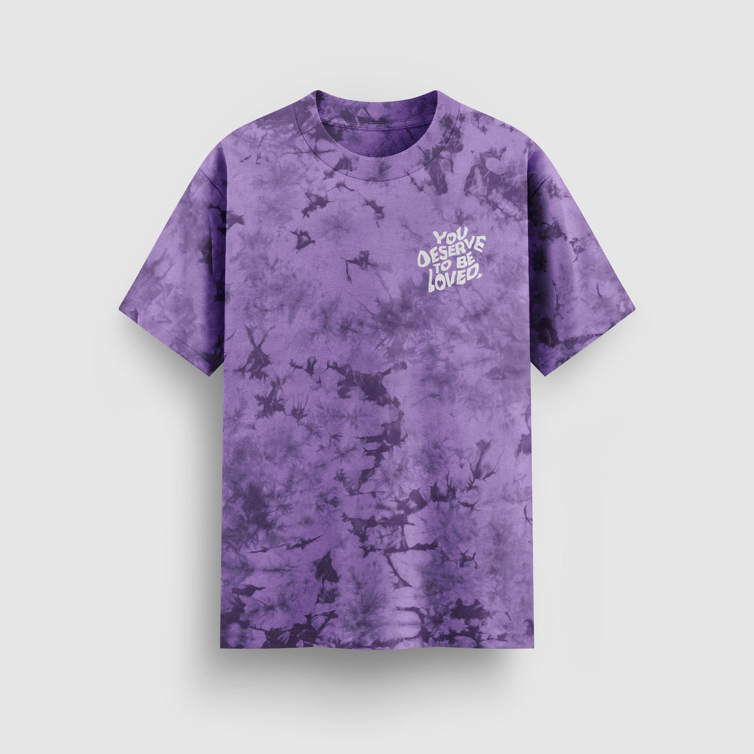 You Deserve To Be Loved Tie-Dye Tee Mental Health Clothing