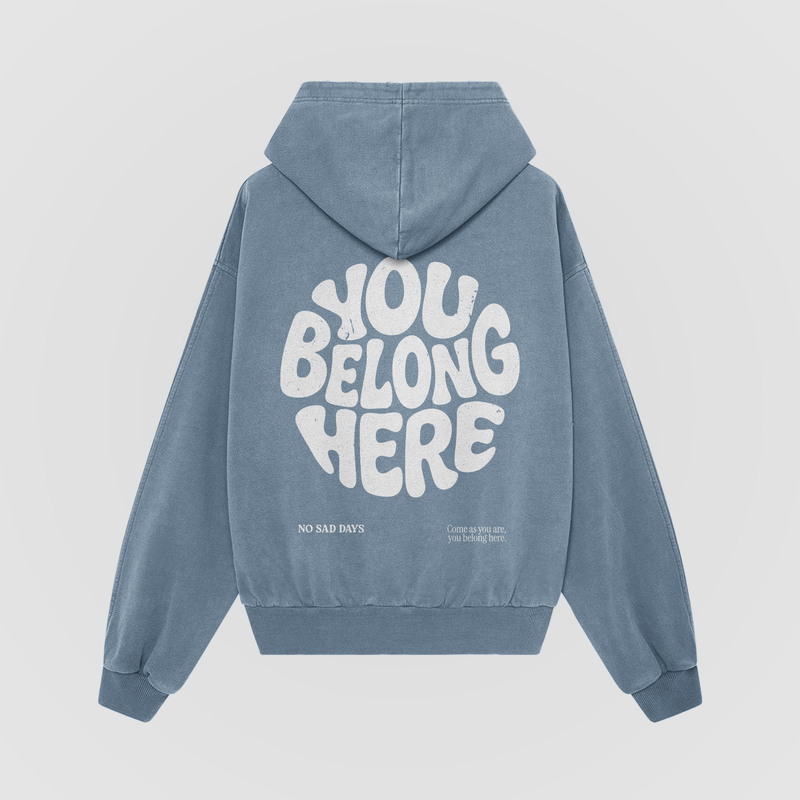 You Belong Here Oversized Hoodie