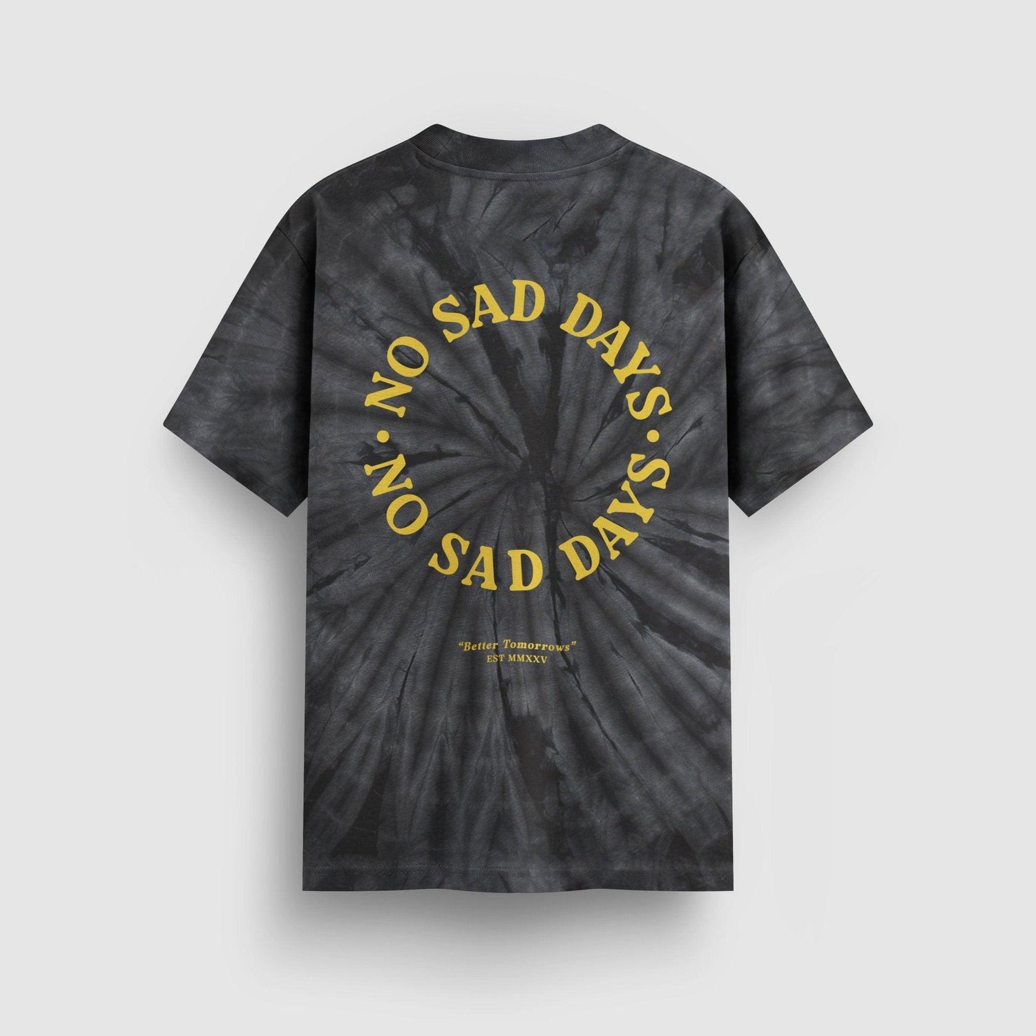 Better Tomorrows Tie-Dye Tee (Yellow Print) by No Sad Days