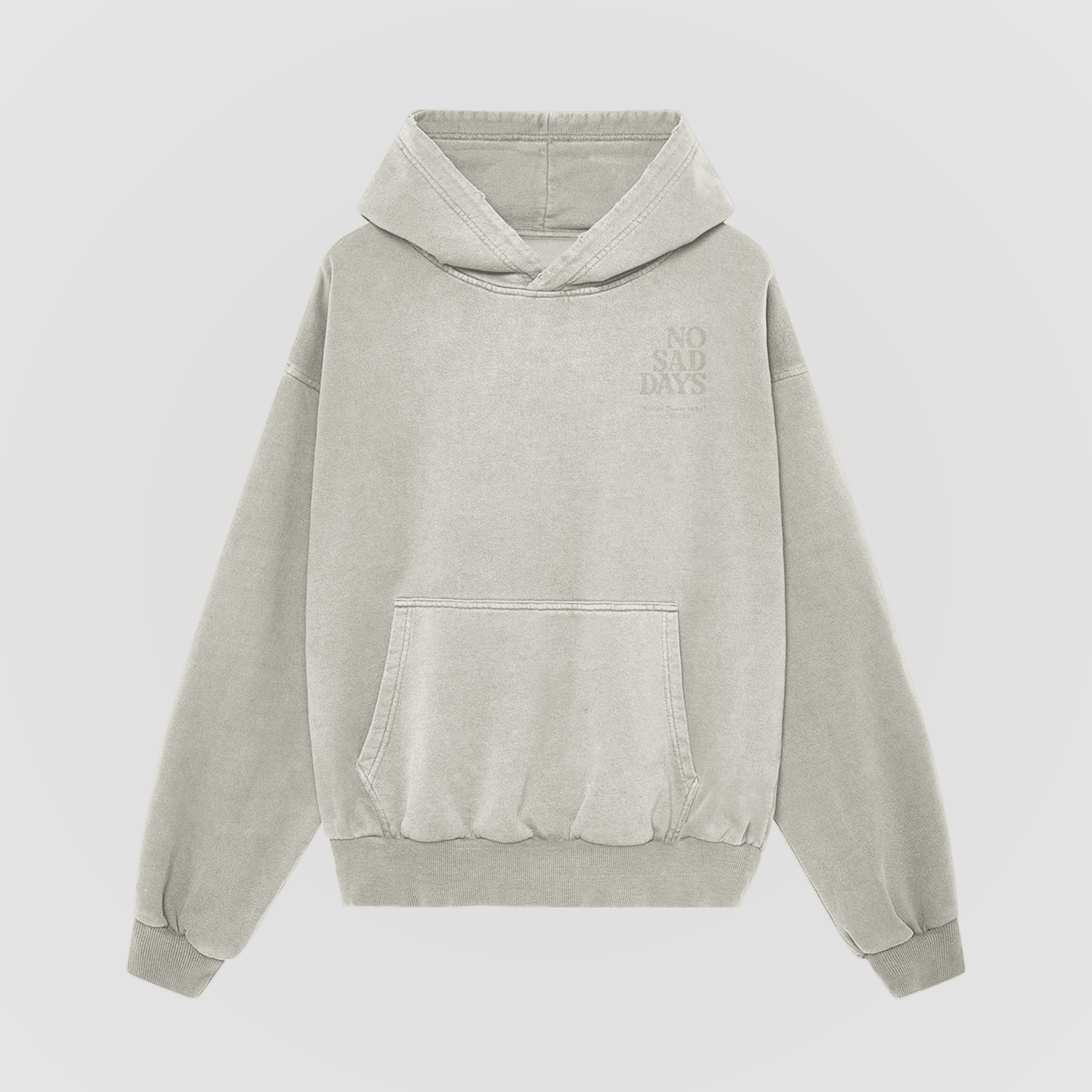 Better Tomorrows Tonal Oversized Hoodie by No Sad Days