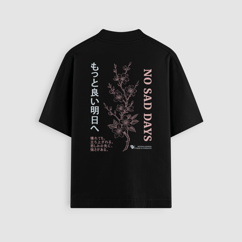 Beyond Sadness Oversized Tee - No Sad Days
