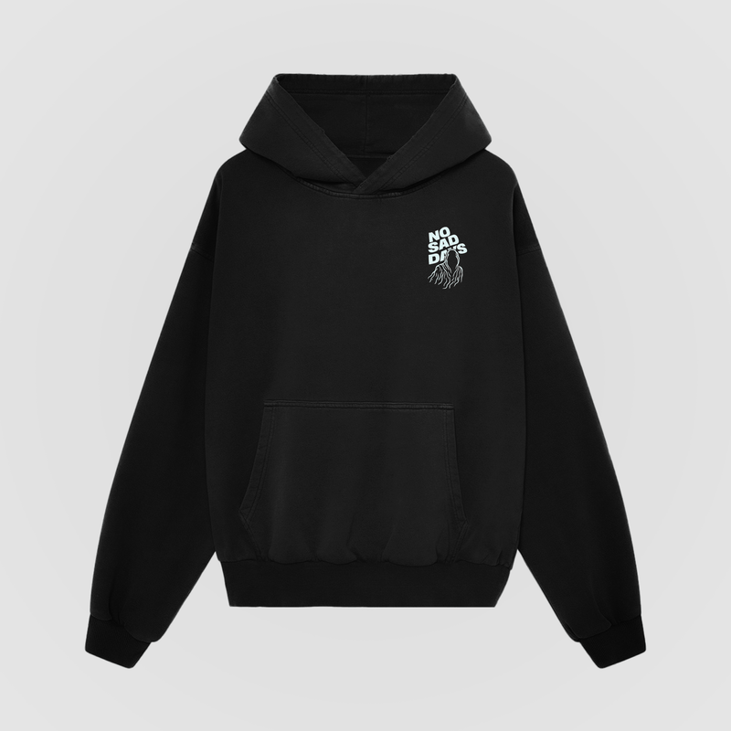 Demented Oversized Hoodie - No Sad Days