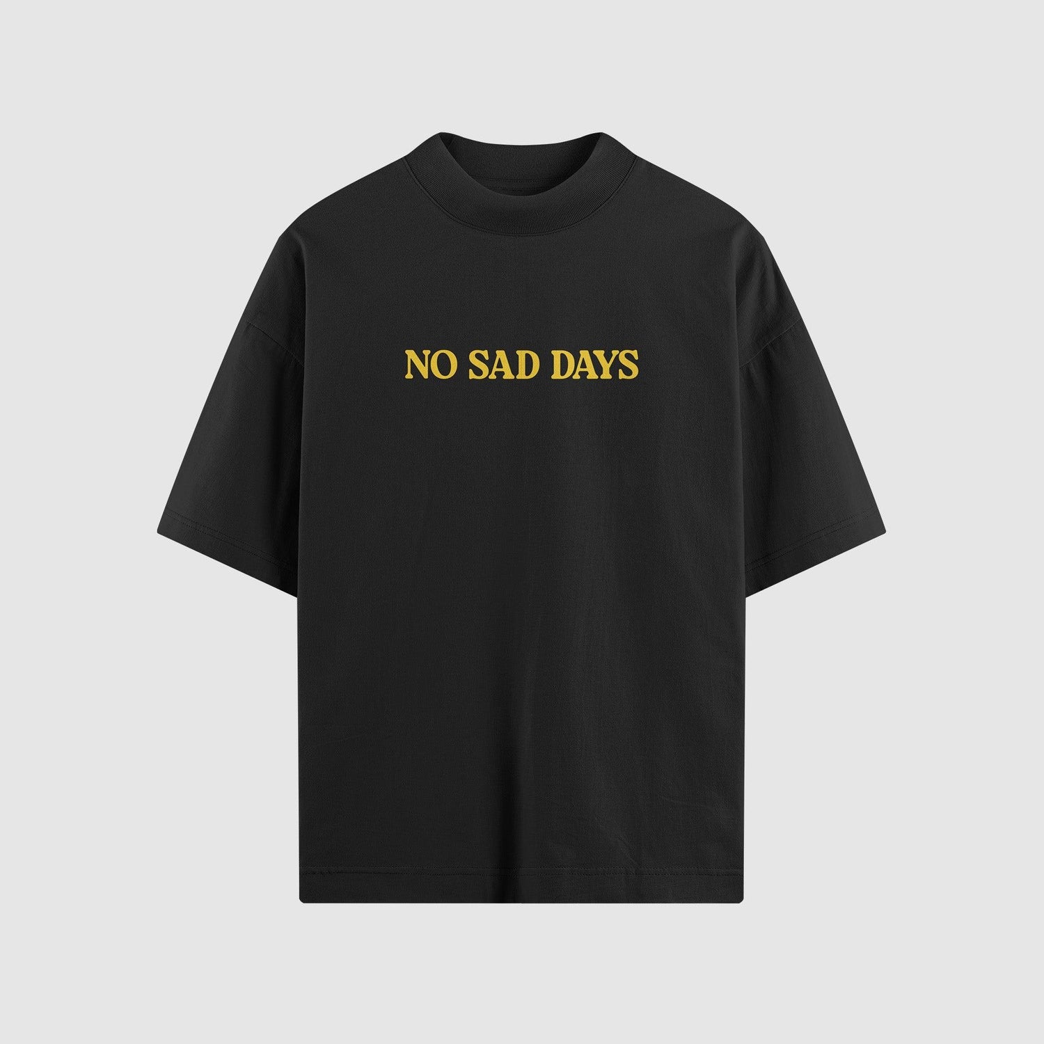 Essential Oversized Tee (Yellow Print) by No Sad Days