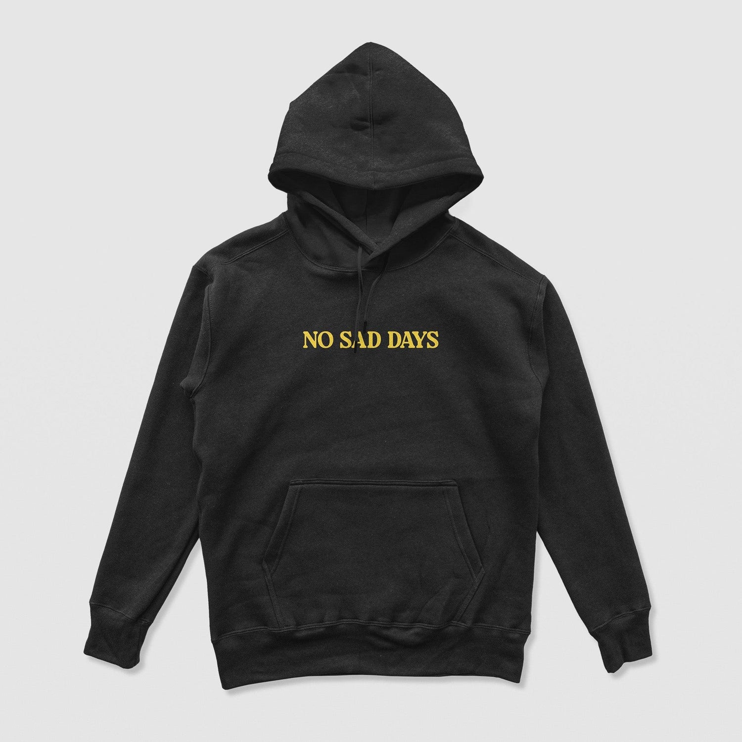 Essential Standard Hoodie (Yellow Print) by No Sad Days