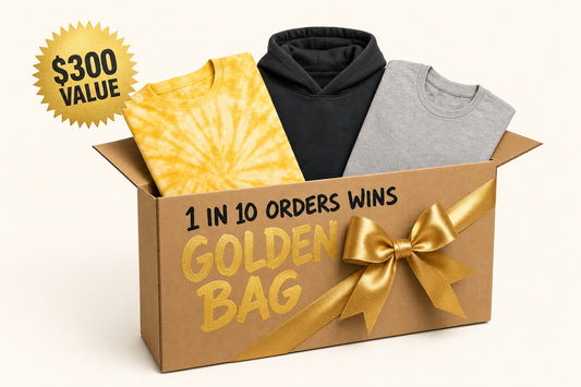 The $300 Golden Bag · 1 in every 10 orders