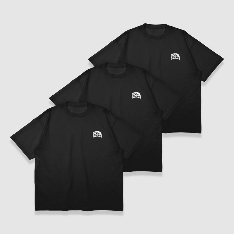 No Sad Days Oversized 2.0 Tee 3 - Pack - No Sad Days