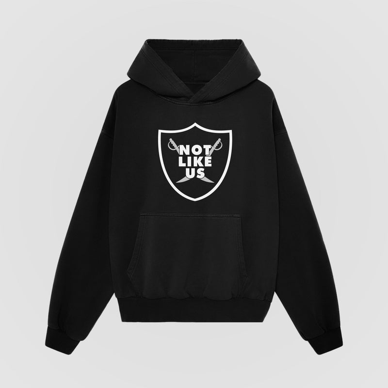 Not Like Us Oversized Hoodie (Las Vegas) - No Sad Days
