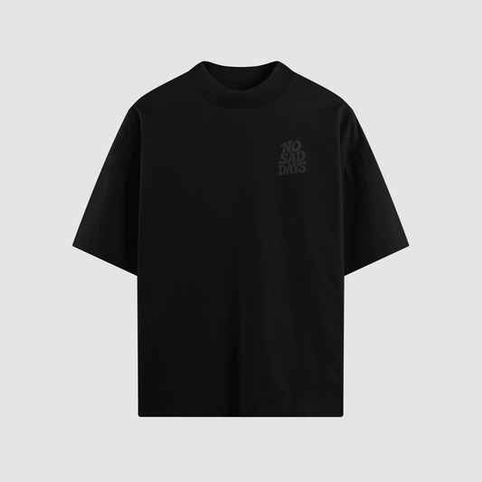 Reach Out Anyway Blackout Oversized Tee - No Sad Days