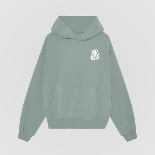 Reach Out Anyway Mint Oversized Hoodie - No Sad Days
