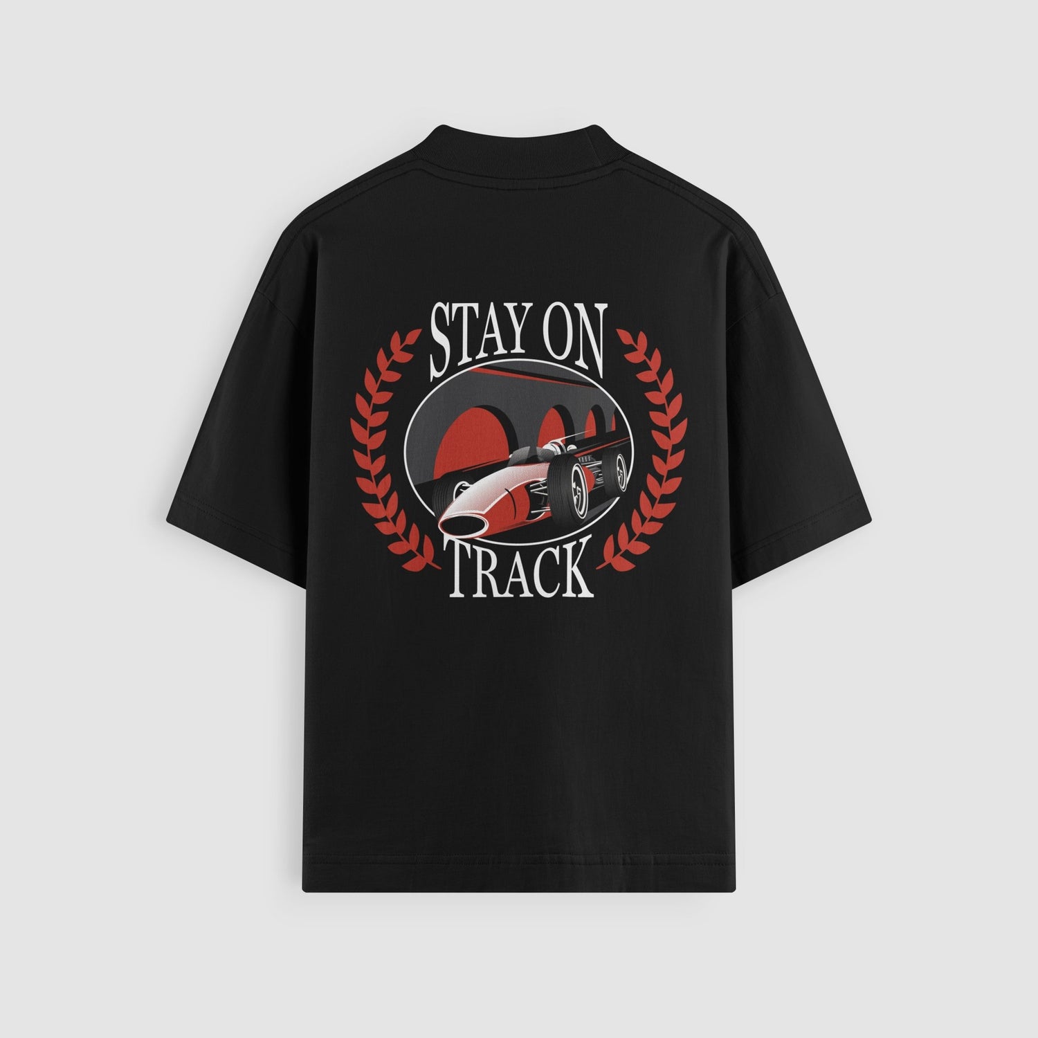 Stay On Track Oversized Tee - No Sad Days