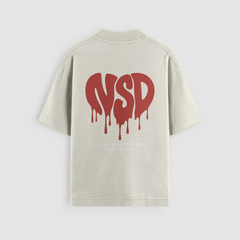 The Heart Broke Oversized Tee - No Sad Days