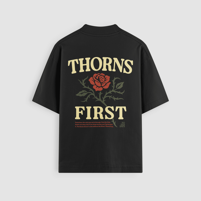 Thorns First Oversized Tee - No Sad Days