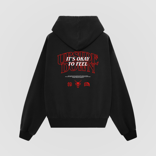 Upside Down Oversized Hoodie by No Sad Days