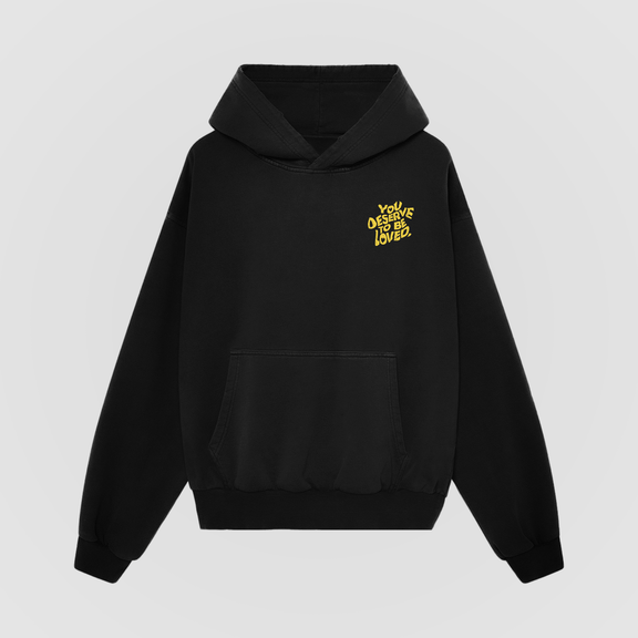 You Deserve To Be Loved Oversized Hoodie - No Sad Days