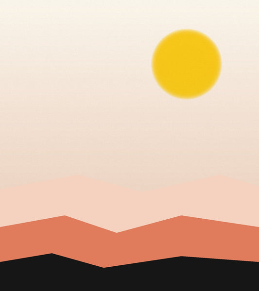 no sad days cream sunset hero featuring mental health streetwear