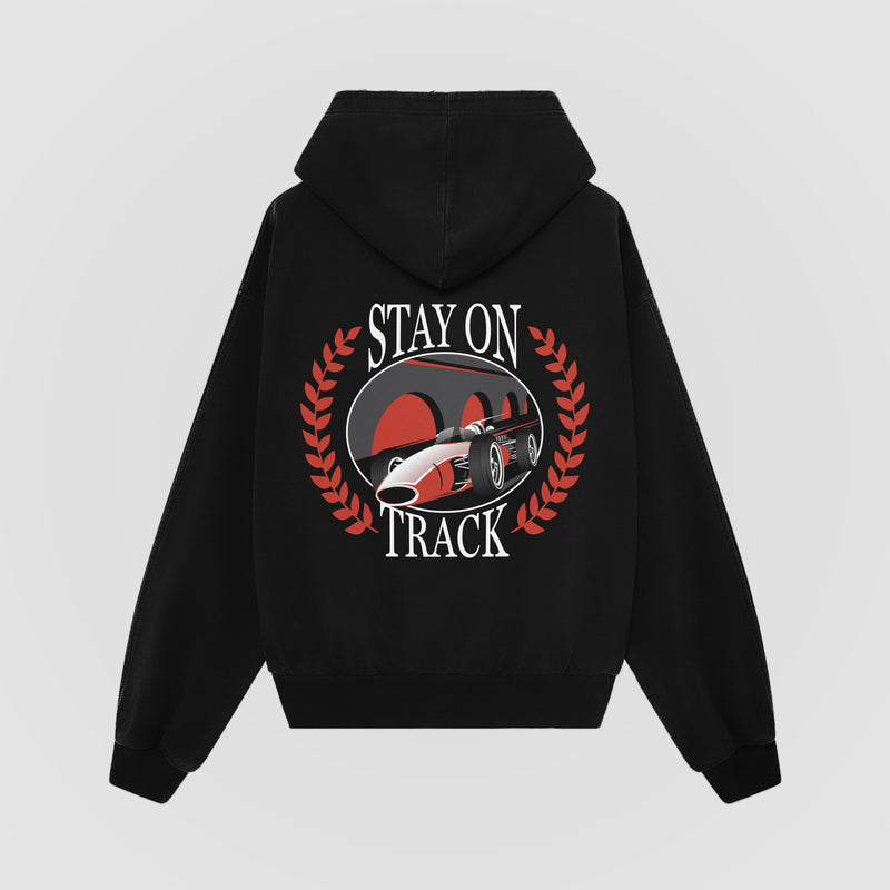 Stay On Track Oversized Hoodie