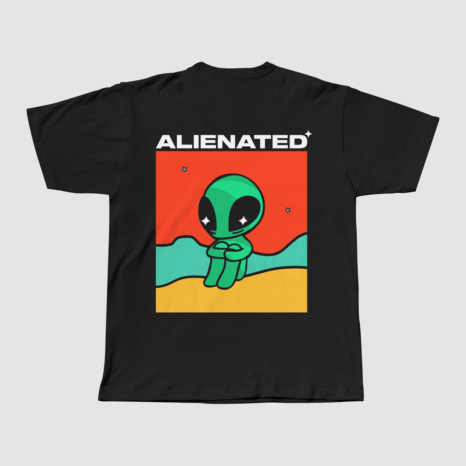 Alienated Oversized Tee - DREAM Clothing 