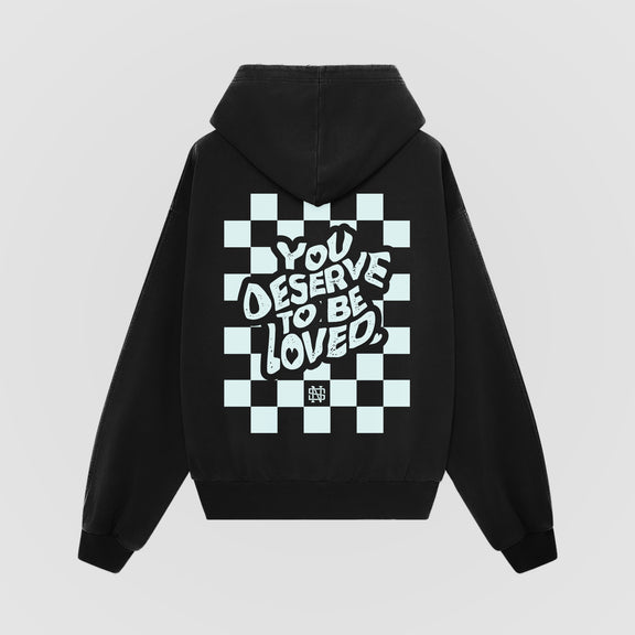 Checker YDTBL Oversized Hoodie - Back
