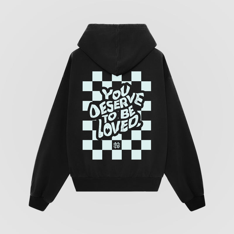Checker YDTBL Oversized Hoodie - Back