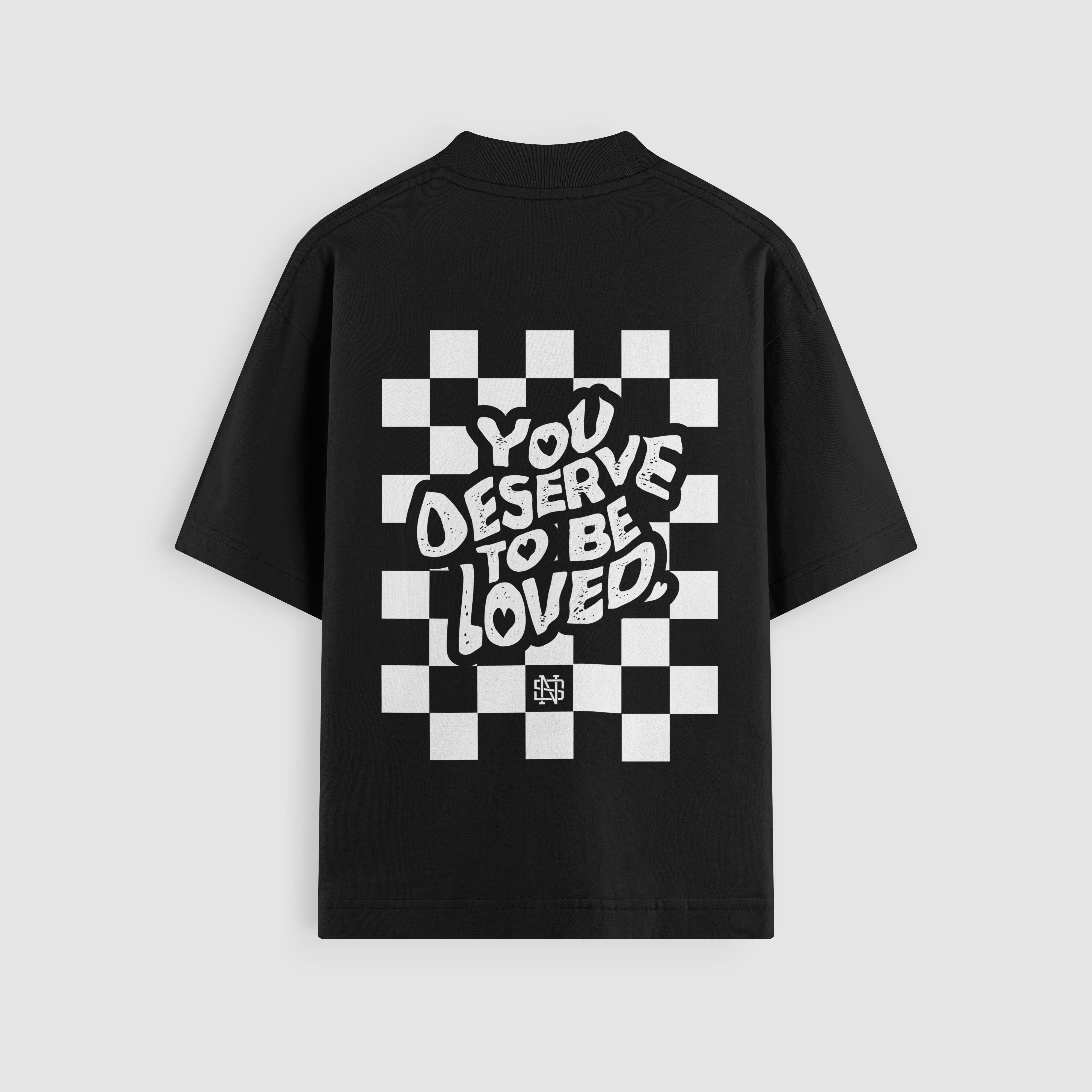 Checker YDTBL Oversized Tee | Mental Health Clothing That Inspires
