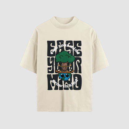 Ease Your Mind Oversized Tee Mental Health Clothing