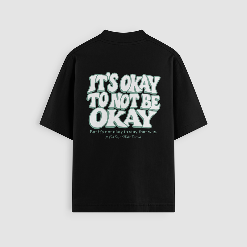 It's Okay Mint Oversized Tee