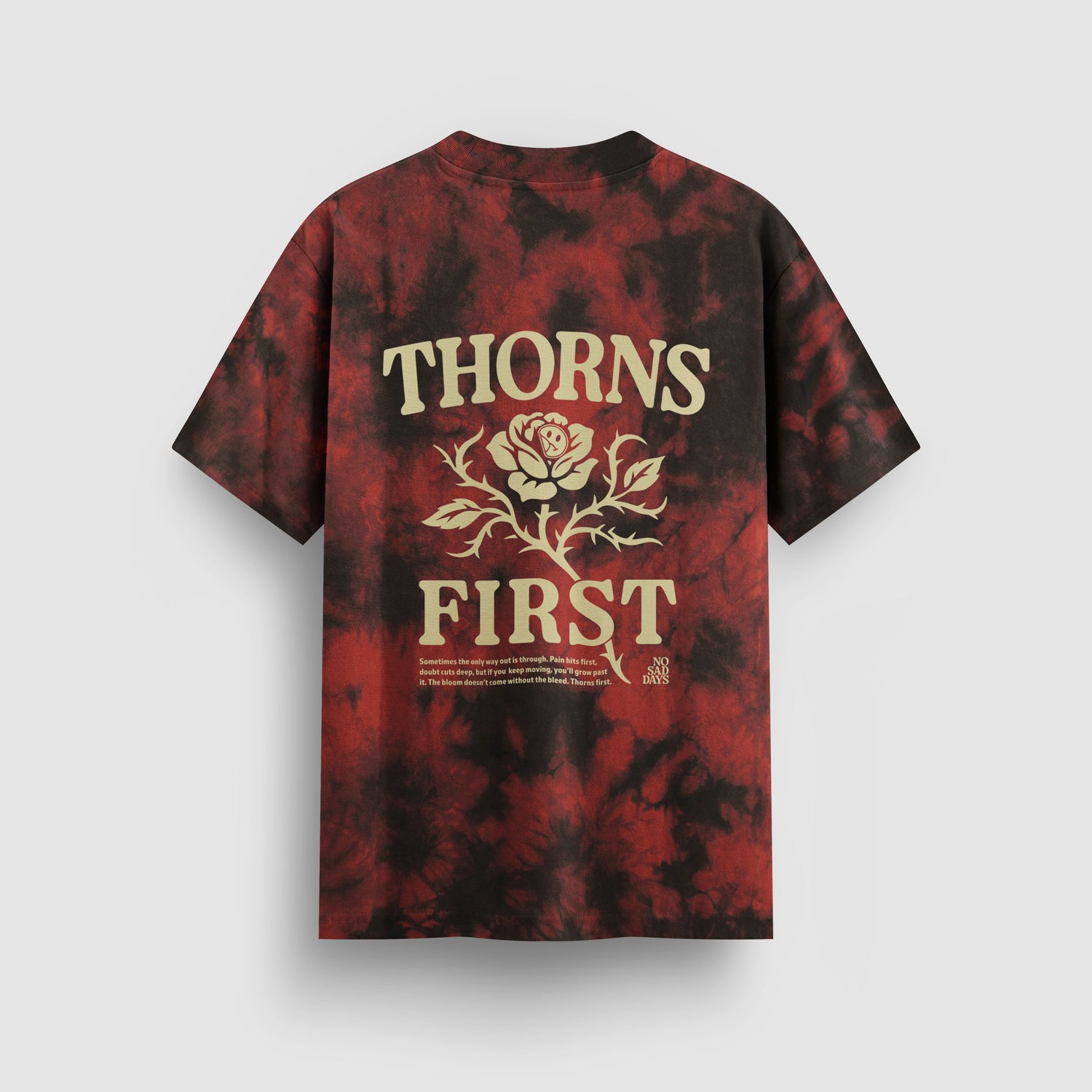 Thorns First Tie-Dye Tee Mental Health Clothing