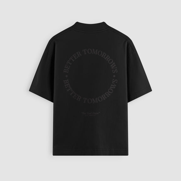 Better Tomorrows Blackout Oversized Tee - No Sad Days