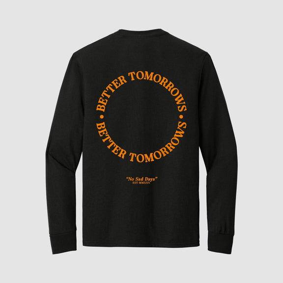 Better Tomorrows Halloween Long Sleeve Tee - No Sad Days