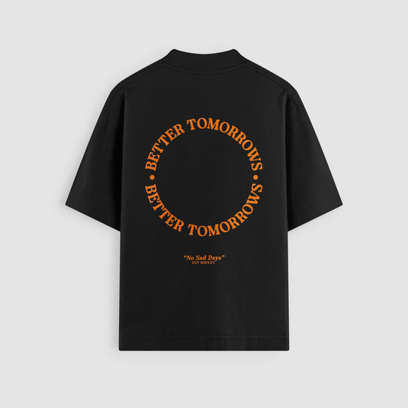 Better Tomorrows Halloween Oversized Tee - No Sad Days