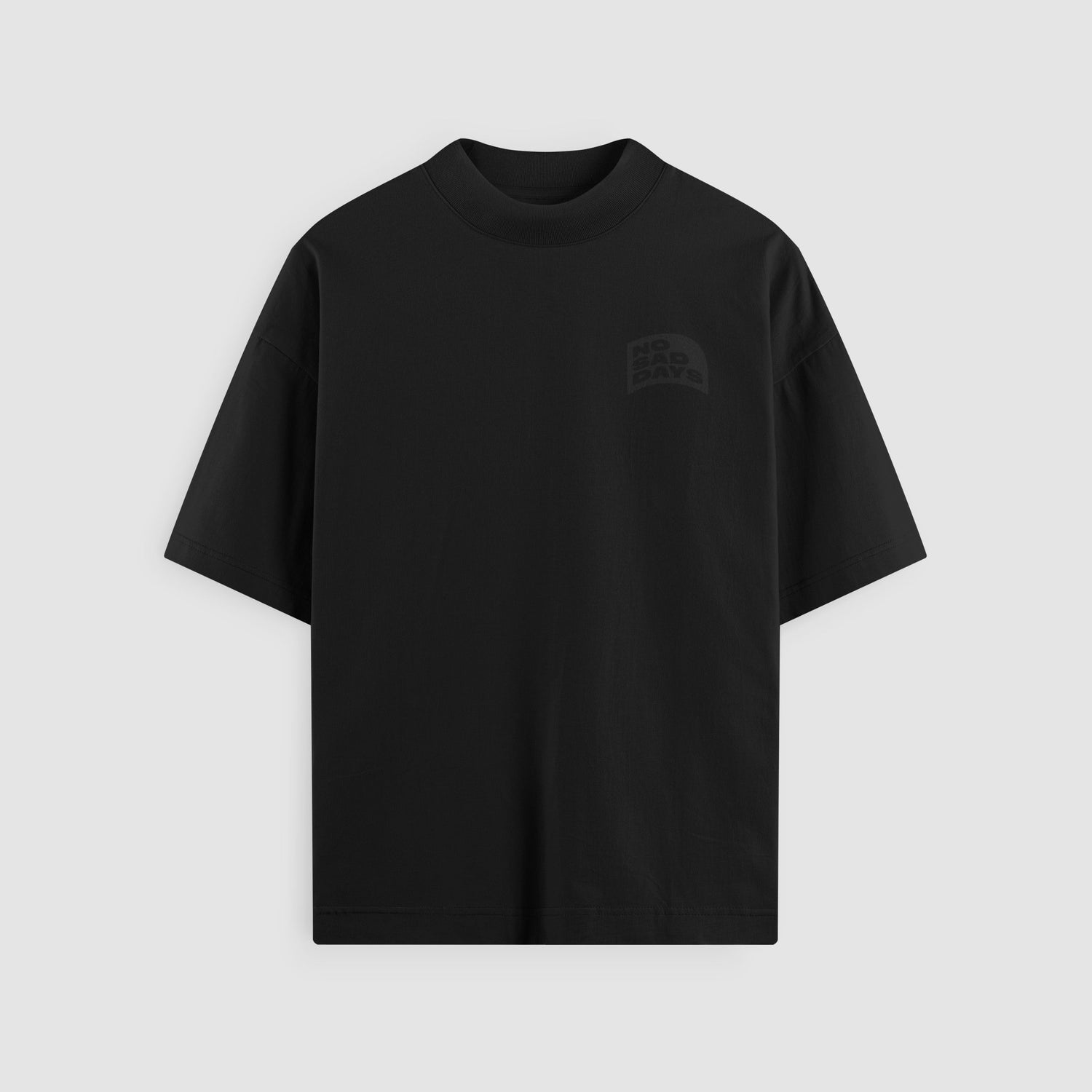 Better Tomorrows Project Blackout Oversized Tee - No Sad Days