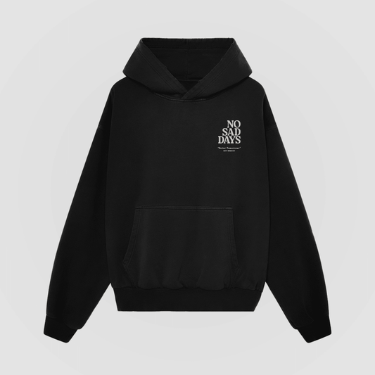 Better Tomorrows Spring Oversized Hoodie (White Print) by No Sad Days