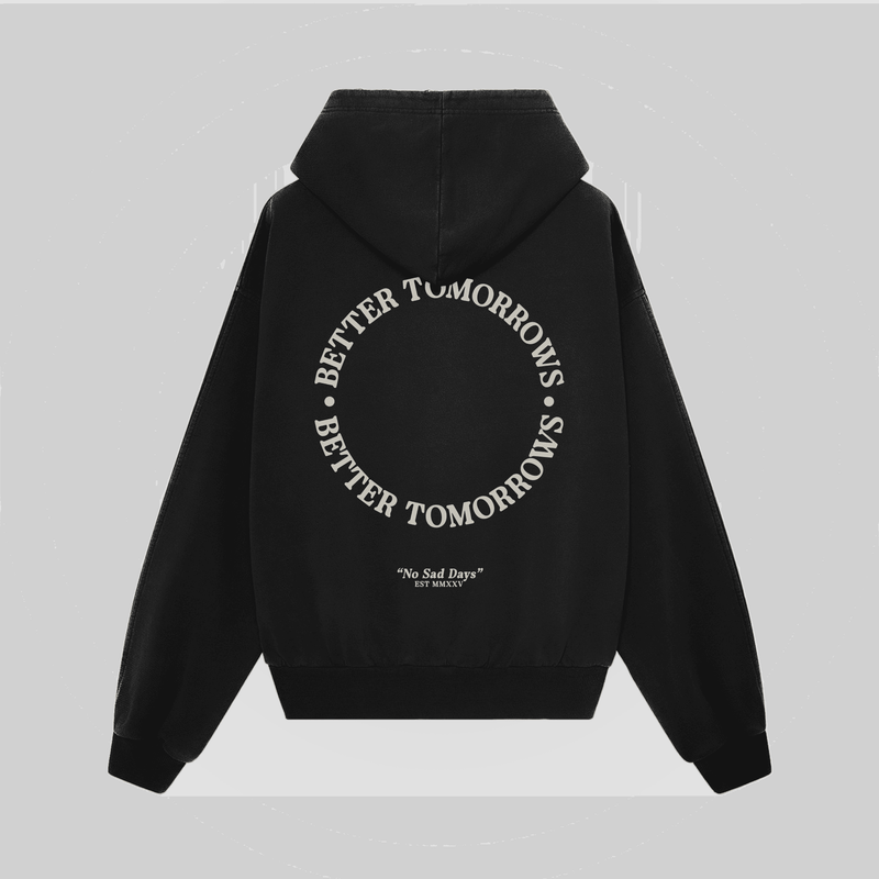 Better Tomorrows Spring Oversized Hoodie - No Sad Days