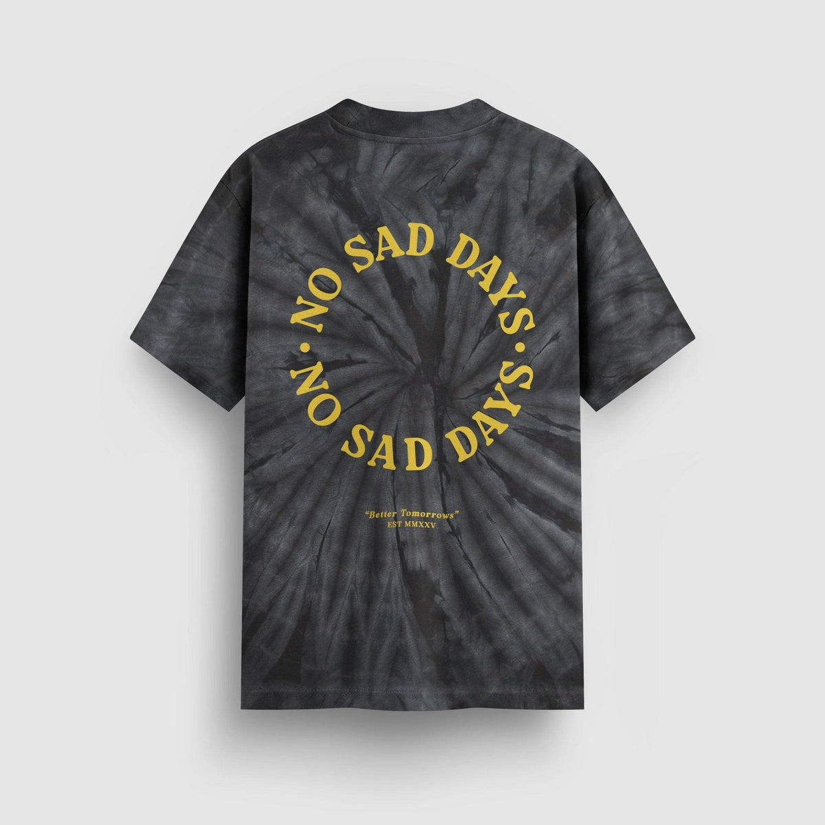 Better Tomorrows Tie-Dye Tee (Yellow Print) by No Sad Days