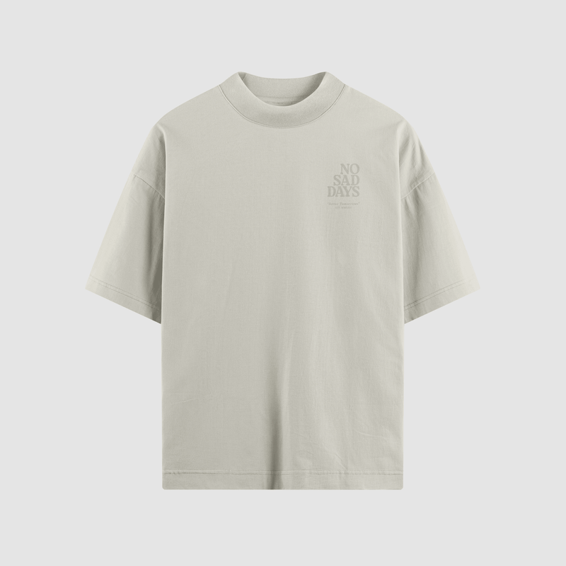 Better Tomorrows Tonal Oversized Tee - No Sad Days