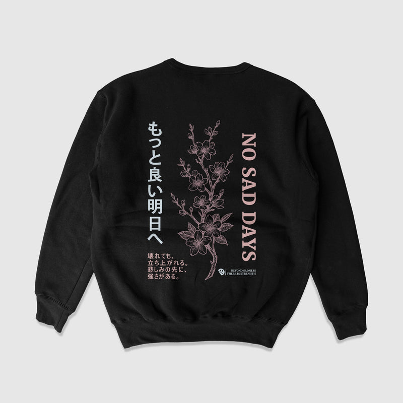 Beyond Sadness Crewneck Sweater - No Sad Days