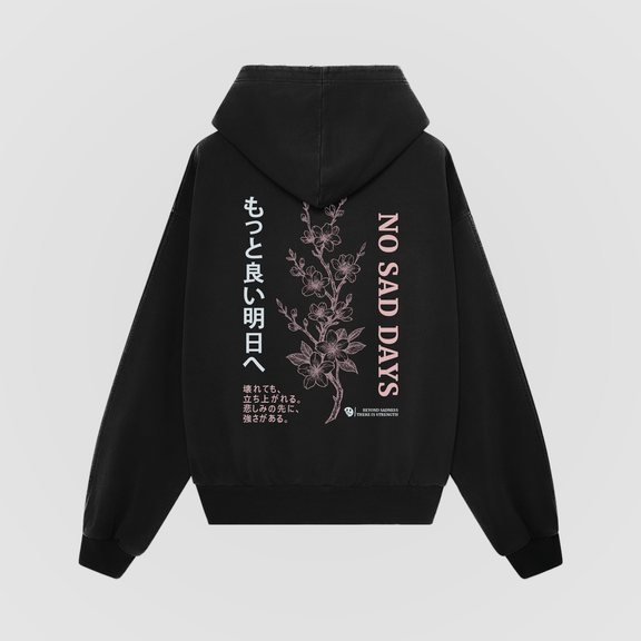 Beyond Sadness Oversized Hoodie - No Sad Days