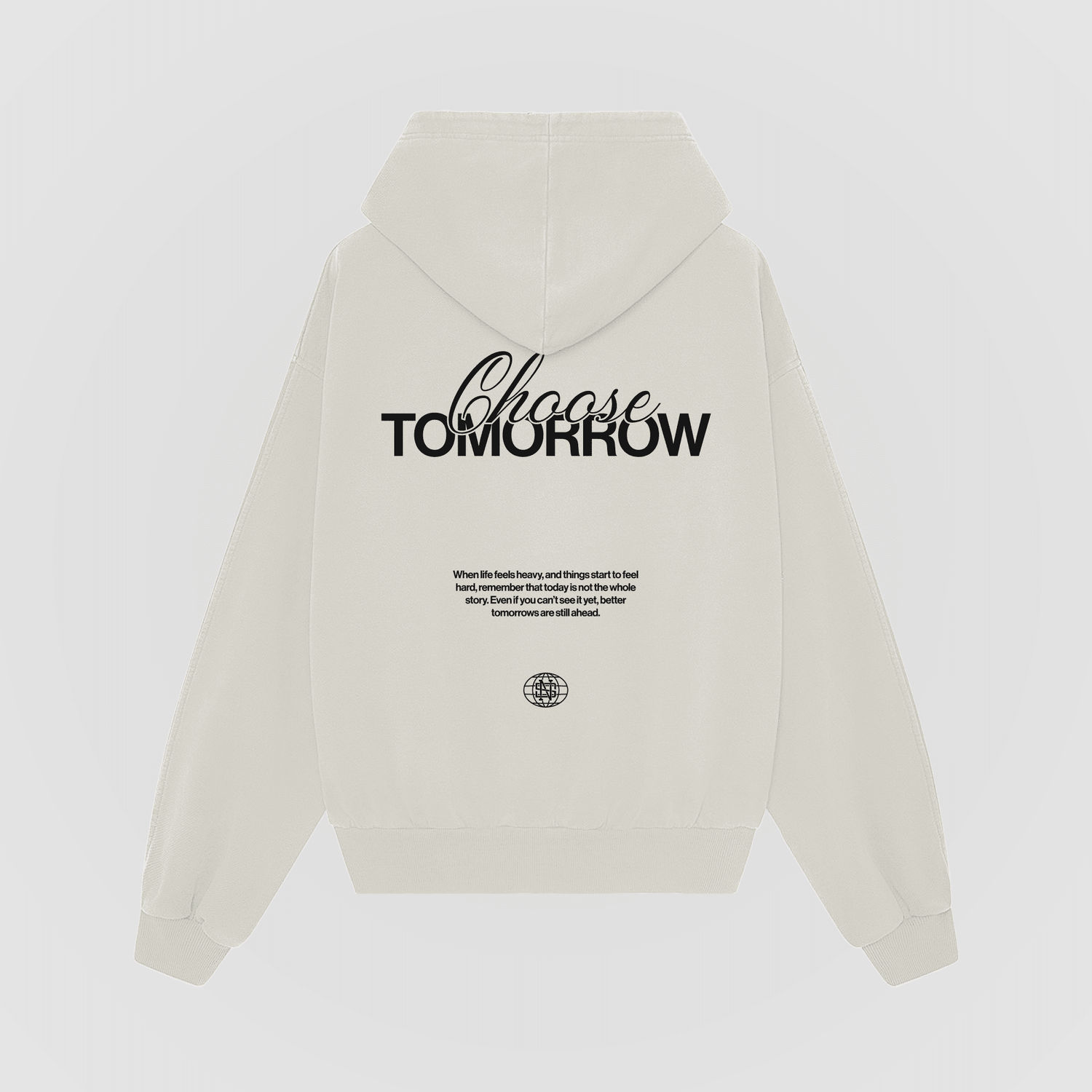 Choose Tomorrow Oversized Hoodie by No Sad Days