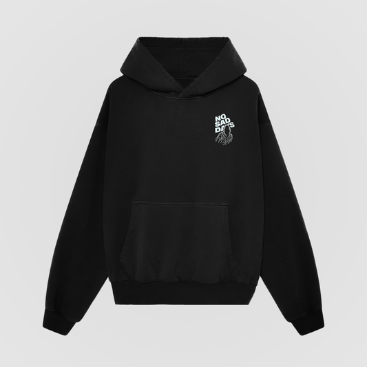 Demented Oversized Hoodie - No Sad Days