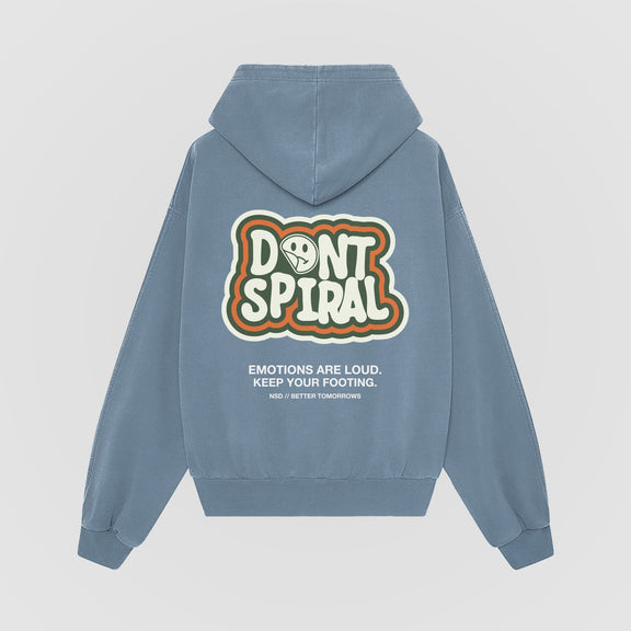 Don't Spiral Oversized Hoodie - No Sad Days