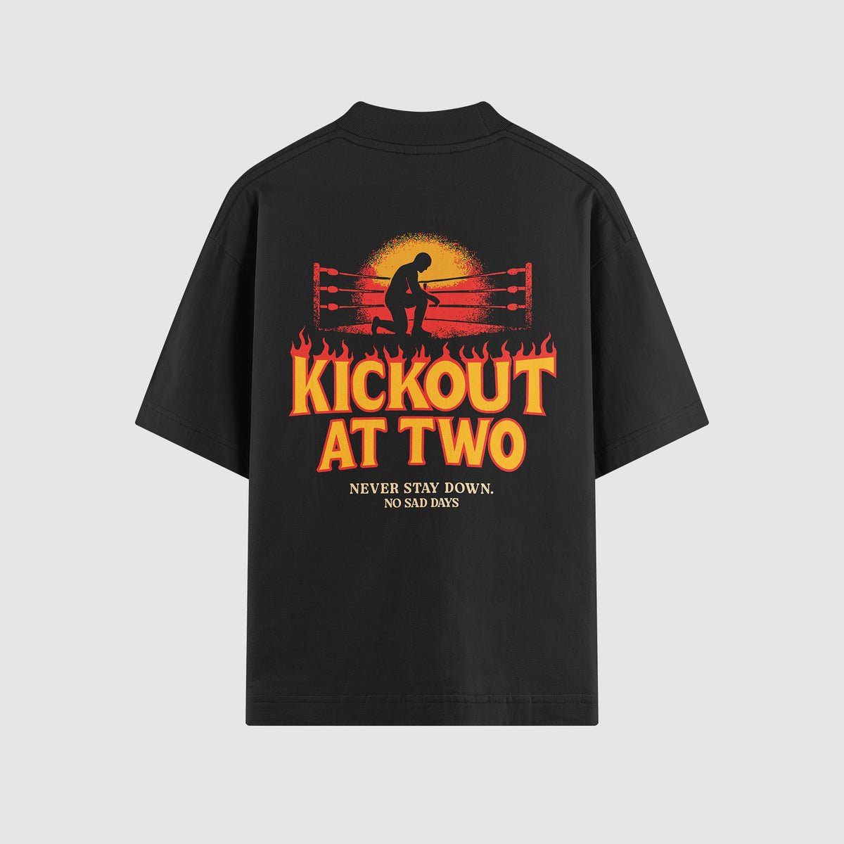 Kickout At Two Oversized Tee - No Sad Days