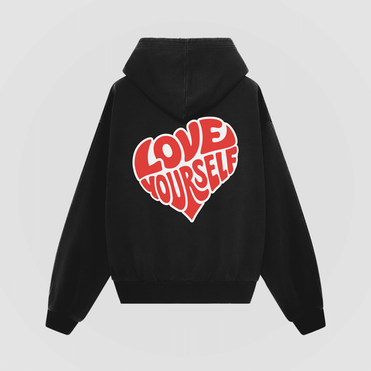Love Yourself Valentine's Oversized Hoodie - No Sad Days