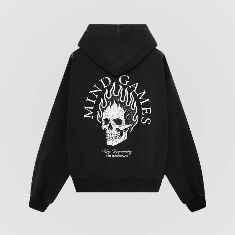 Mind Games Oversized Hoodie - No Sad Days