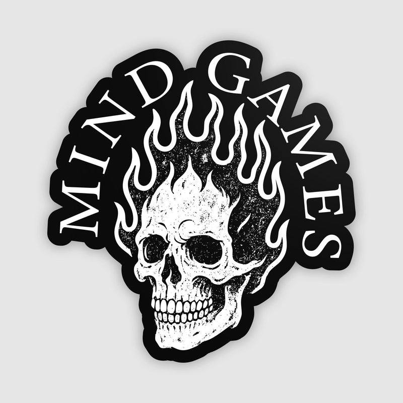 Mind Games Sticker - No Sad Days